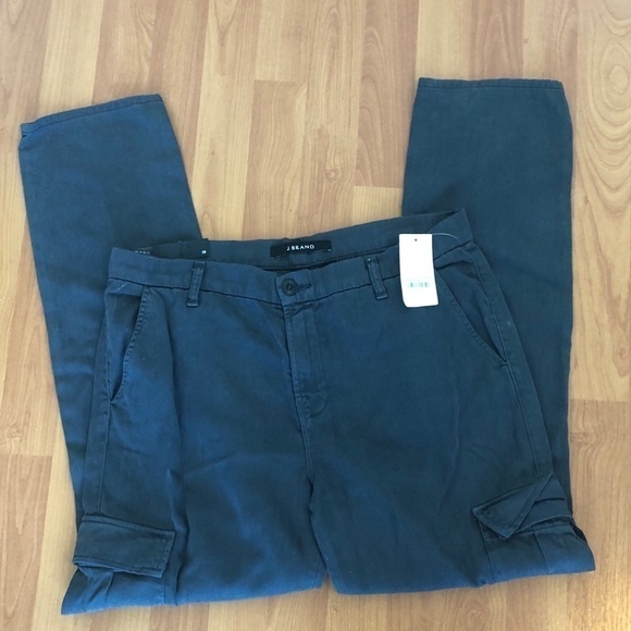 NWT J Brand Croft Easy Cargo Pants Gray Vin Rider - Picture 1 of 16